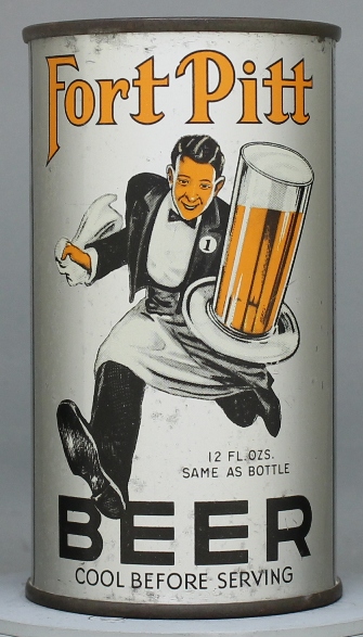 Fort Pitt Beer Flat Top Can