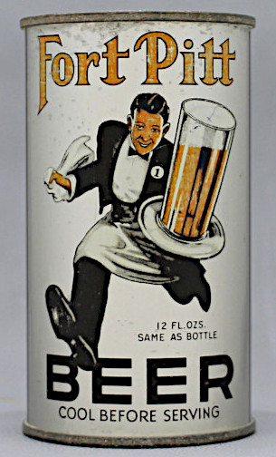 Fort Pitt Beer Flat Top Can