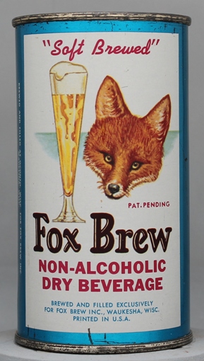 Fox Brew Non-alcoholic Dry N/a Flat Top Can