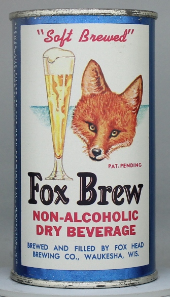 Fox Brew Non-alcoholic Dry N/a Flat Top Can