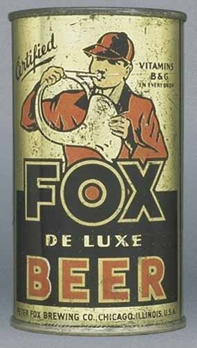Fox Deluxe Beer Flat Top Can