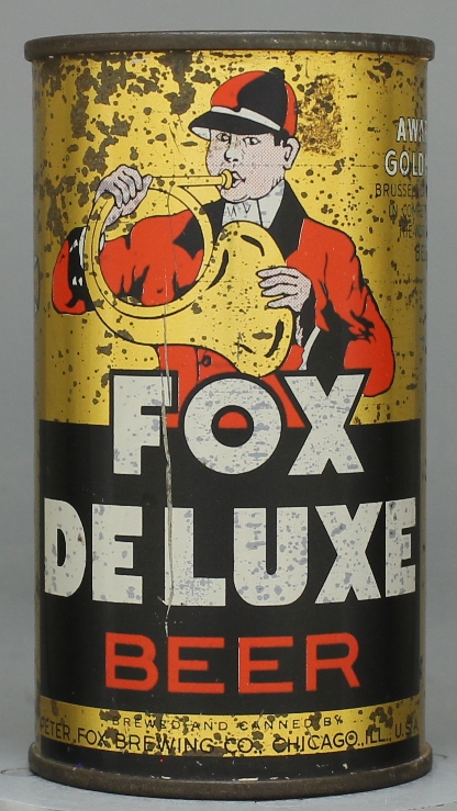 Fox Deluxe Beer Flat Top Can