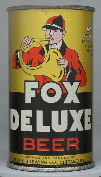 Fox Deluxe Beer Flat Top Can