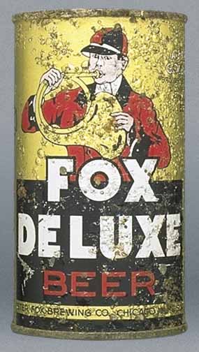 Fox Deluxe Beer Flat Top Can