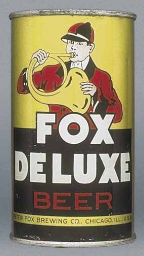 Fox Deluxe Beer Flat Top Can