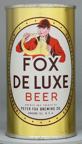 Fox Deluxe Beer Flat Top Can