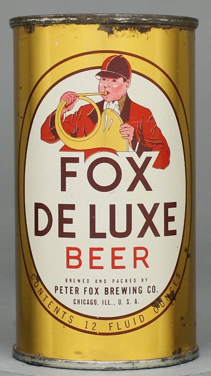 Fox Deluxe Beer Flat Top Can