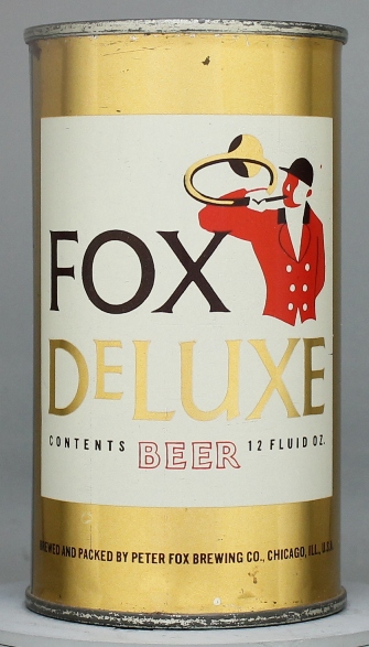Fox Deluxe Beer Flat Top Can