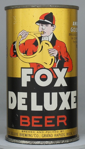 Fox Deluxe Beer Flat Top Can