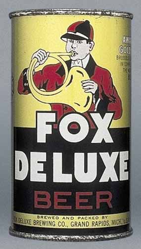 Fox Deluxe Beer Flat Top Can