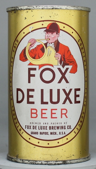 Fox Deluxe Beer Flat Top Can