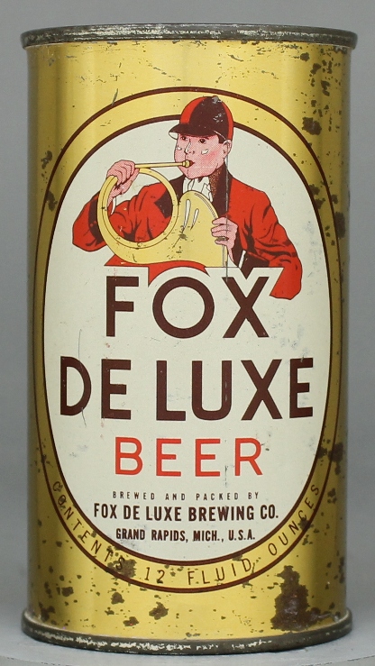 Fox Deluxe Beer Flat Top Can
