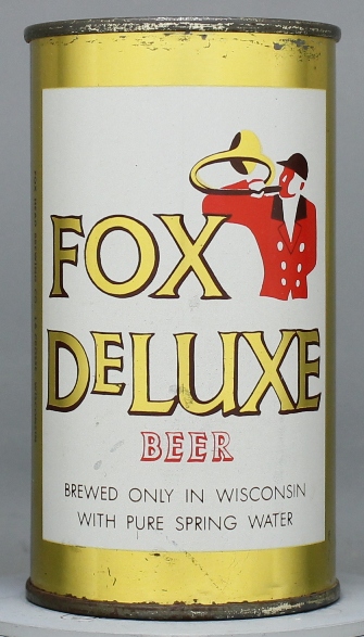 Fox Deluxe Beer Flat Top Can