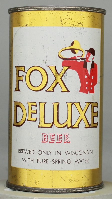 Fox Deluxe Beer Flat Top Can