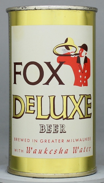Fox Deluxe Beer Flat Top Can
