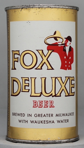 Fox Deluxe Beer Flat Top Can