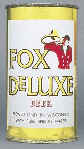 Fox Deluxe Beer Flat Top Can