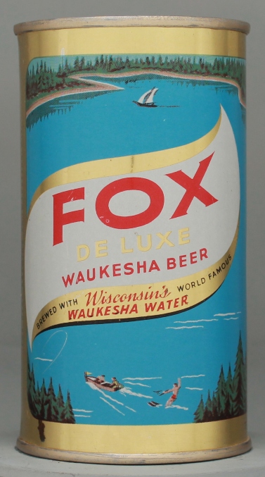 Fox Deluxe Waukesha Beer Flat Top Can