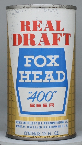 Fox Head 400 Real Draft Flat Top Can