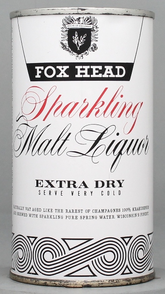 Fox Head Sparkling Malt Liquor Flat Top Can