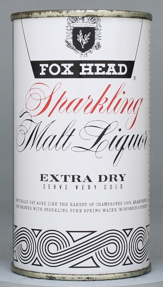 Fox Head Sparkling Malt Liquor Flat Top Can