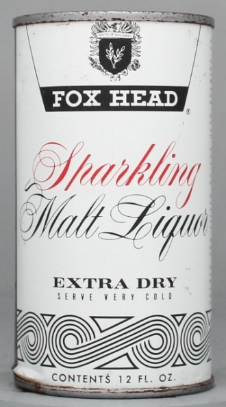 Fox Head Sparkling Malt Liquor Flat Top Can