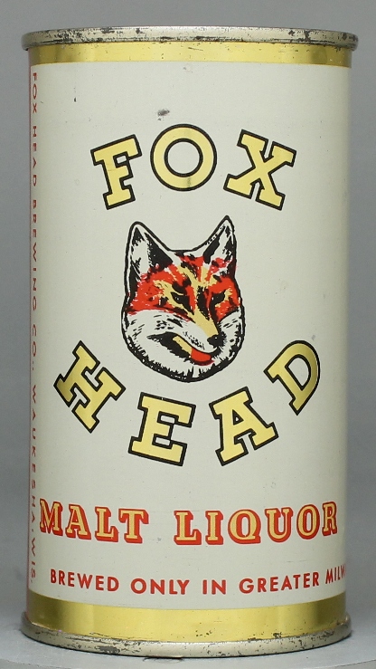 Fox Head Malt Liquor Flat Top Can