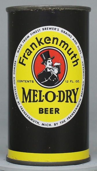 Frankenmuth Mel-o-dry Beer Flat Top Can