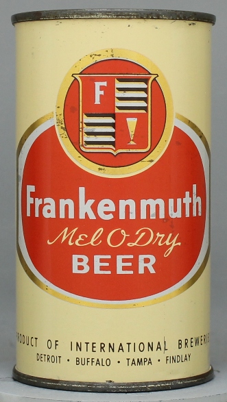 Frankenmuth Mel-o-dry Beer Flat Top Can