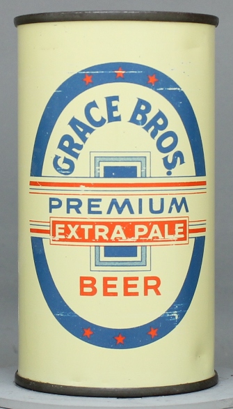 Grace Bros. Premium Pale Beer Flat Top Can
