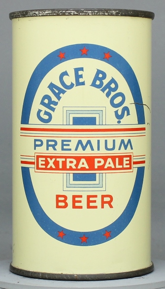 Grace Bros. Extra Pale Beer Flat Top Can