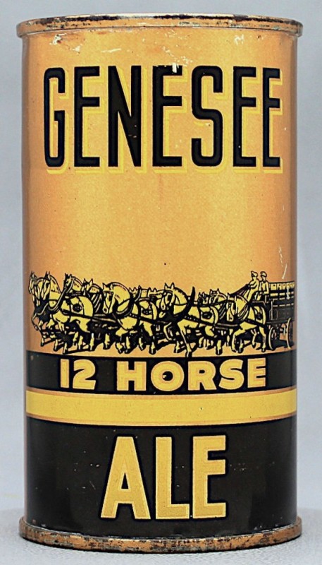 Genesee 12 Horse Ale Flat Top Can