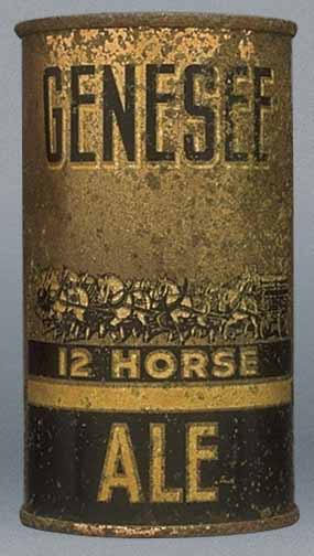 Genesee 12 Horse Ale Flat Top Can