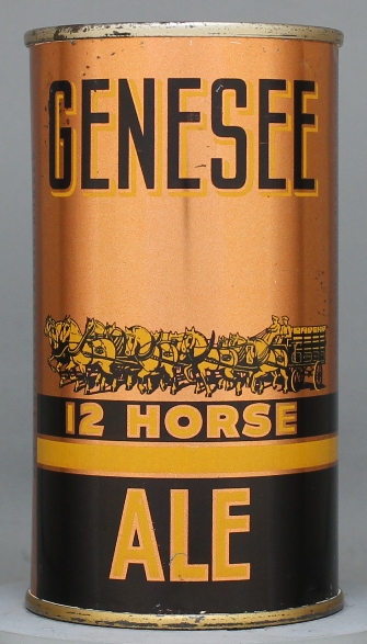 Genesee 12 Horse Ale Flat Top Can