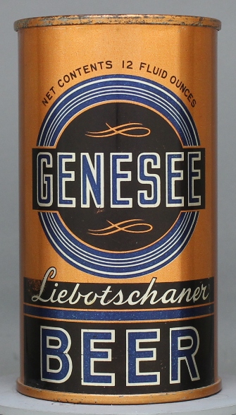 Genesee Liebotschaner Beer Flat Top Can