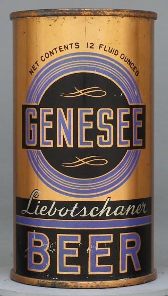 Genesee Liebotschaner Beer Flat Top Can