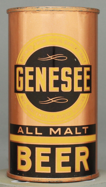 Genesee All Malt Beer Flat Top Can