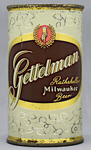 Gettelman Rathskeller Beer Flat Top Can