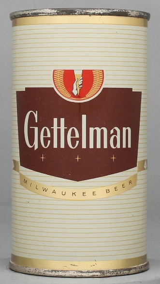 Gettelman Milwaukee Beer Flat Top Can