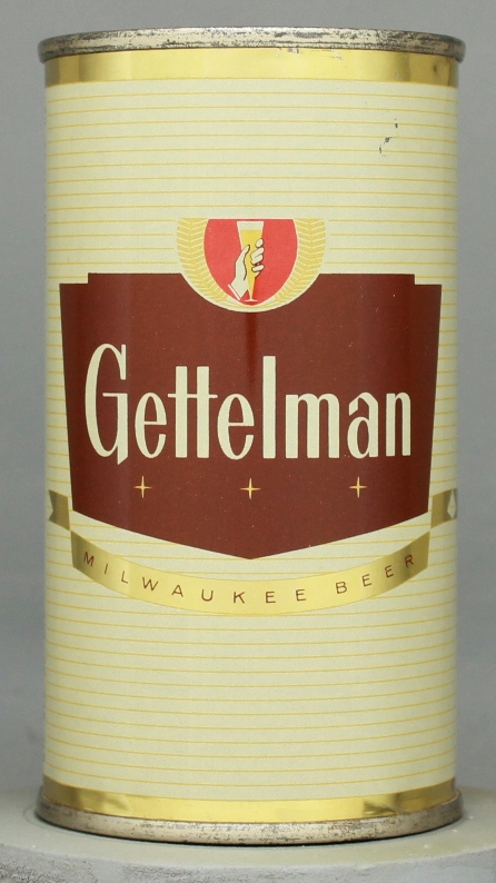 Gettelman Milwaukee Beer Flat Top Can