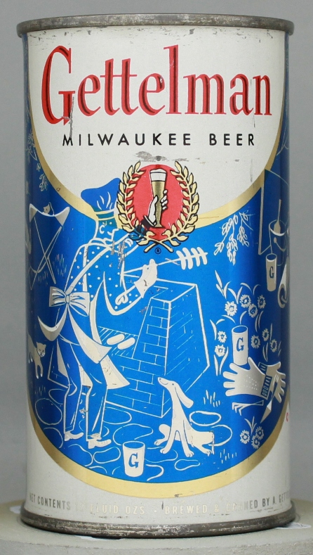 Gettelman Milwaukee Beer Flat Top Can