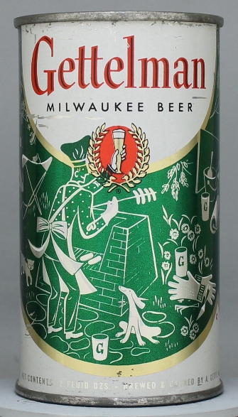 Gettelman Milwaukee Beer Flat Top Can