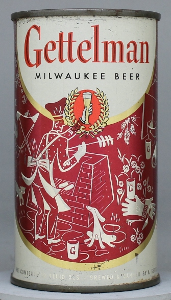 Gettelman Milwaukee Beer Flat Top Can