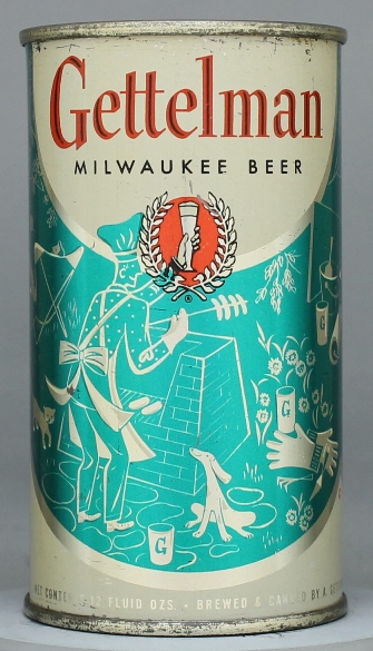 Gettelman Milwaukee Beer Flat Top Can