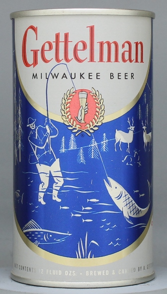 Gettelman Milwaukee Beer Flat Top Can