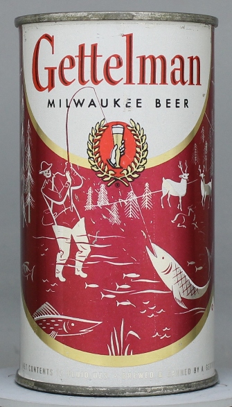 Gettelman Milwaukee Beer Flat Top Can