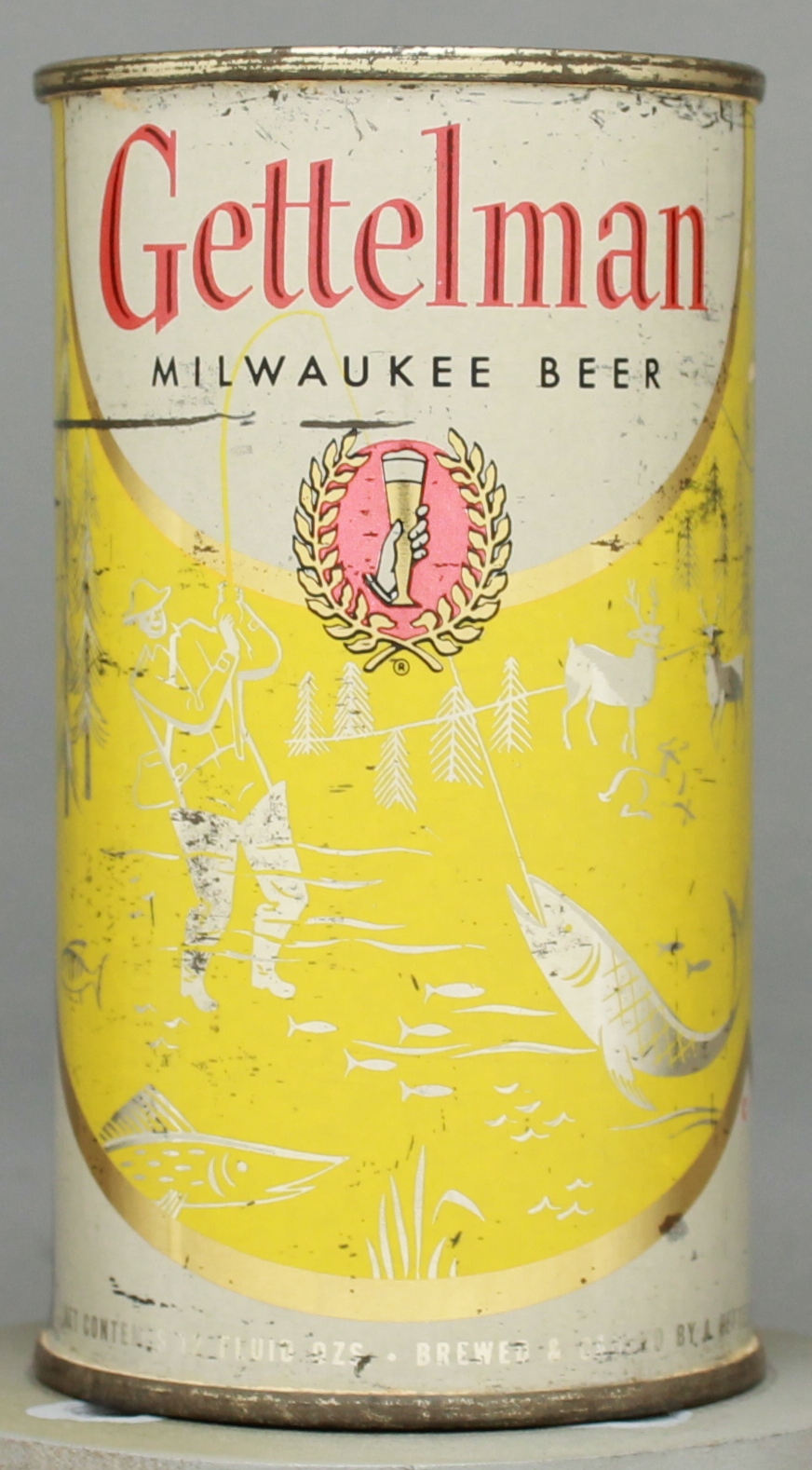 Gettelman Milwaukee Beer Flat Top Can