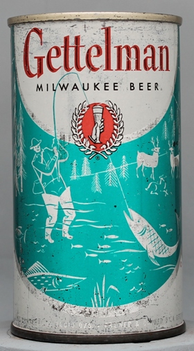 Gettelman Milwaukee Beer Flat Top Can