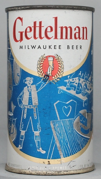 Gettelman Milwaukee Beer Flat Top Can