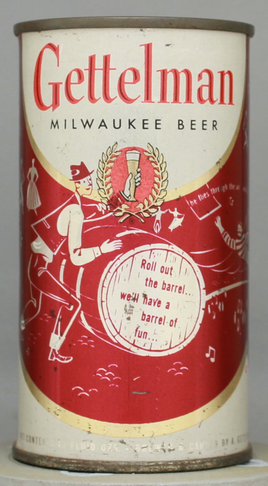 Gettelman Milwaukee Beer Flat Top Can